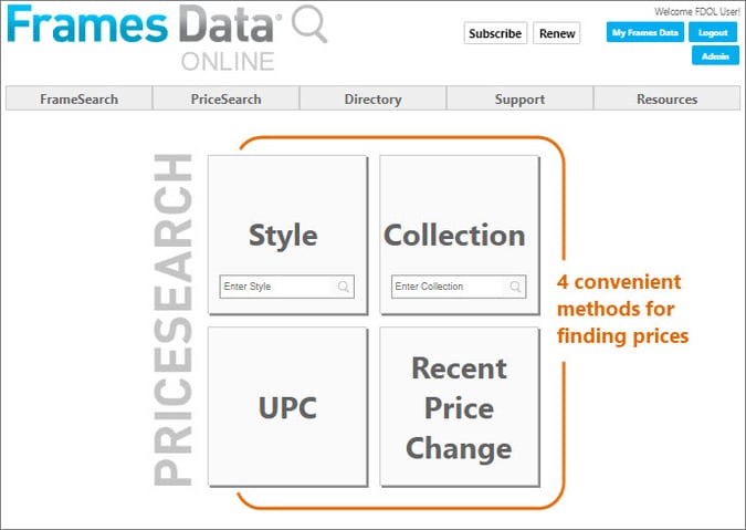 PriceSearch Screenshot