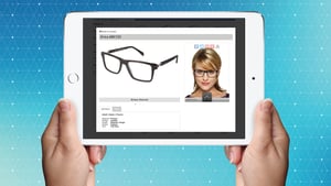 Display eyewear online and sell in-store.