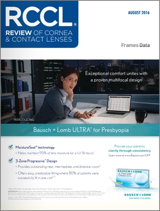 Review of Cornea and Contact Lenses Guide 2016 Cover