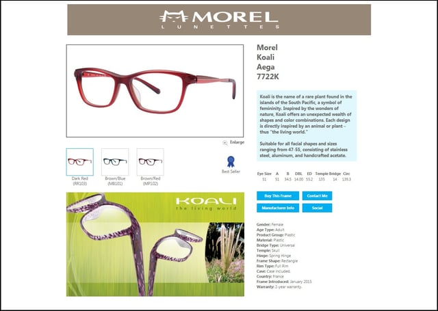 Koali Eyewear by Morel
