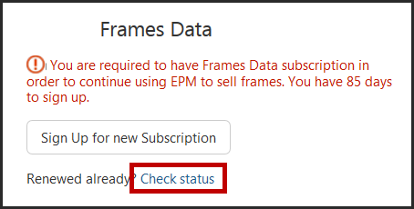 Integrations_-_Frames_Data_-_Check_Status