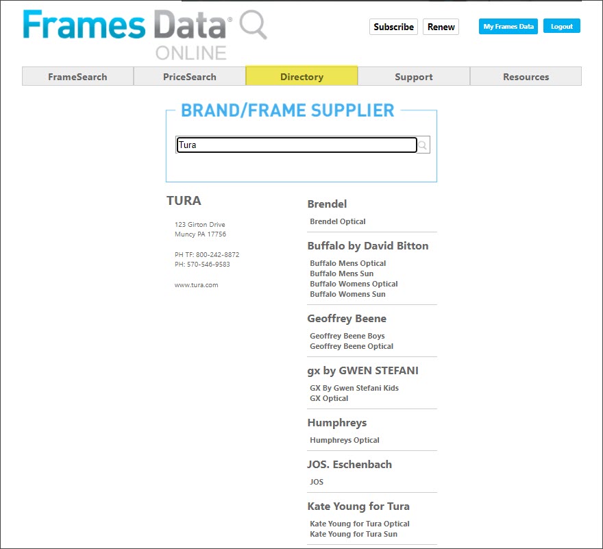 How to report missing or inaccurate frames
