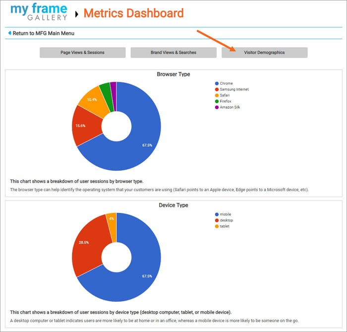 visitor demographics