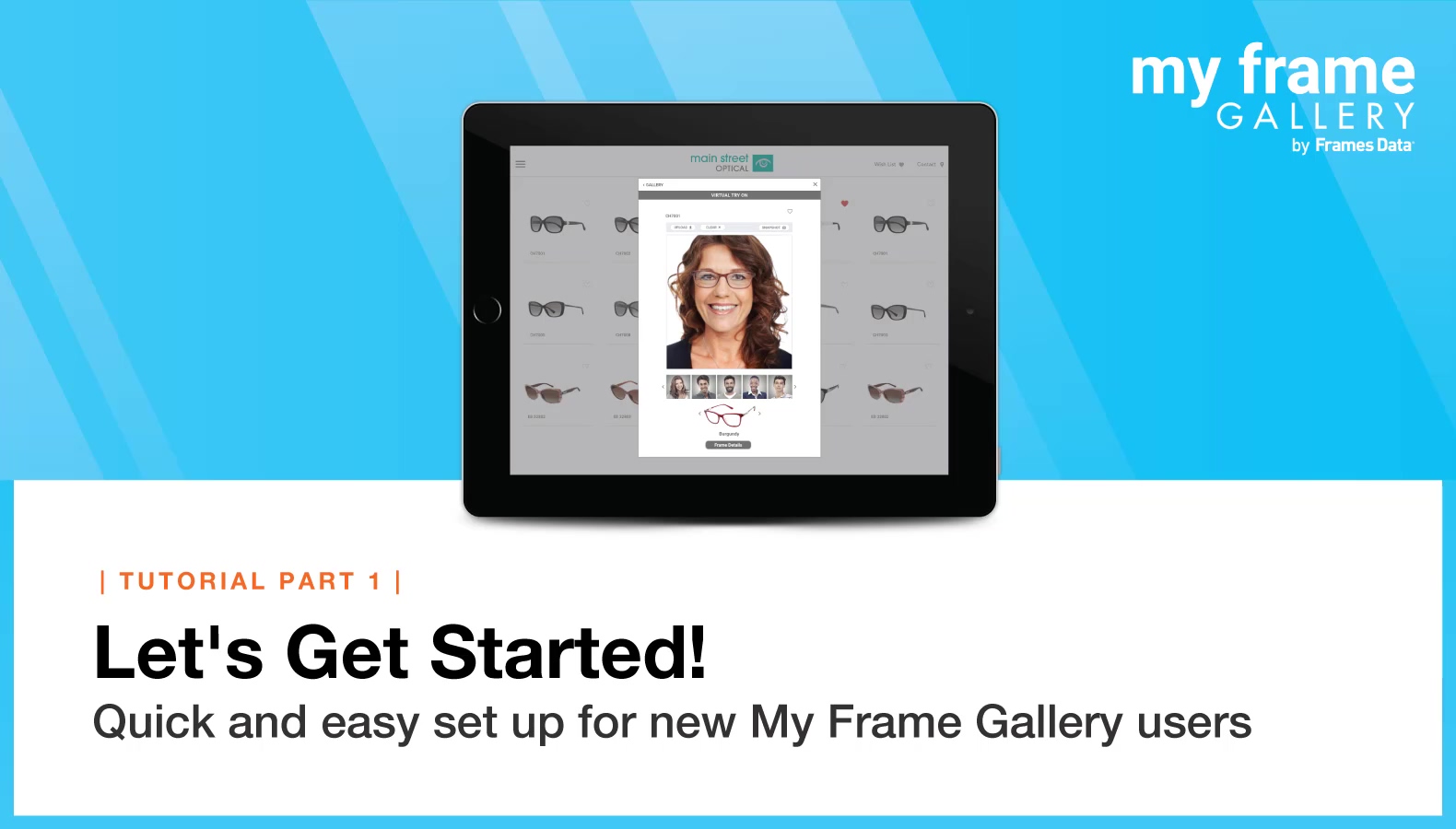 My Frame Gallery Set Up Part 1:  Settings